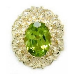 A1616 14K PERIDOT SLIDE 